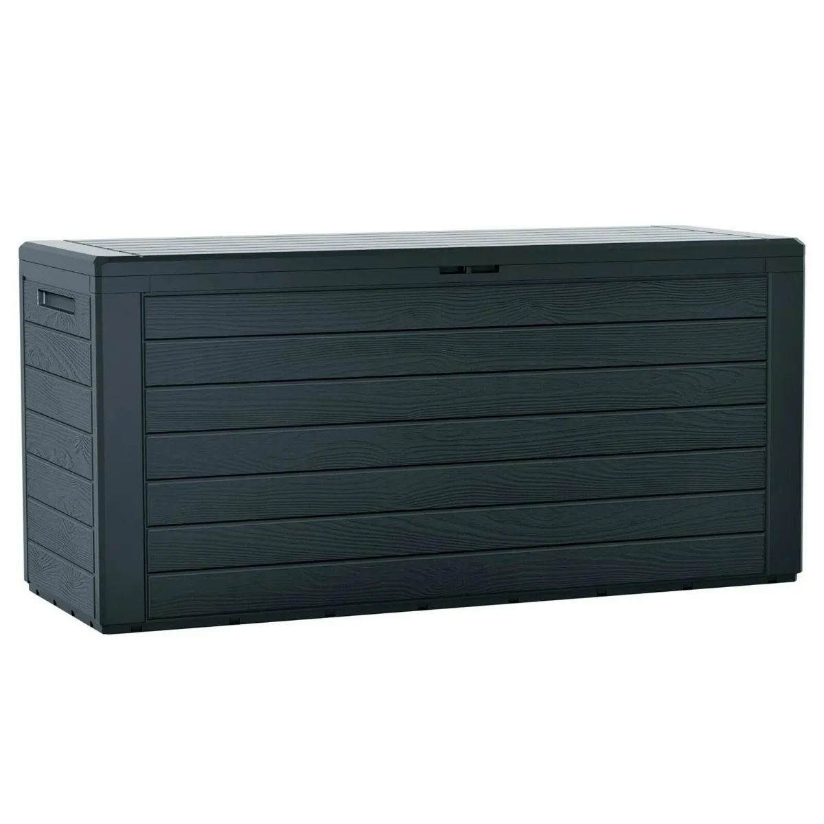 280L Water Resistant Plastic Lockable Deck Box - Image 1