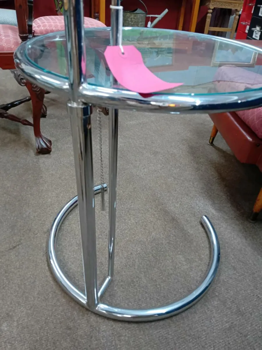 Eileen Grey StylecChrome Side Table - Image 2