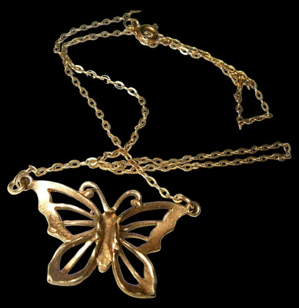 Vintage Hallmarked 9ct Gold Pendant & Chain - Image 1