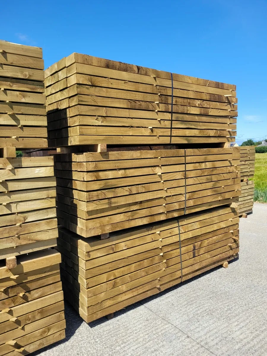 Railway sleepers / Pressure treated - Image 1