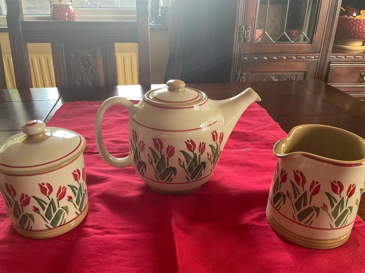 Nicholas Mosse New teapot sugar bowl and jug set - Image 2