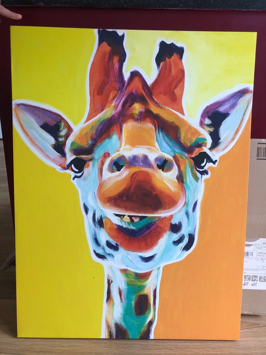 Giraffe canvas print