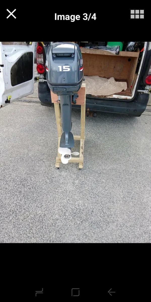 Outboard Yamaha 15hp 2stroke short shaft - Image 2