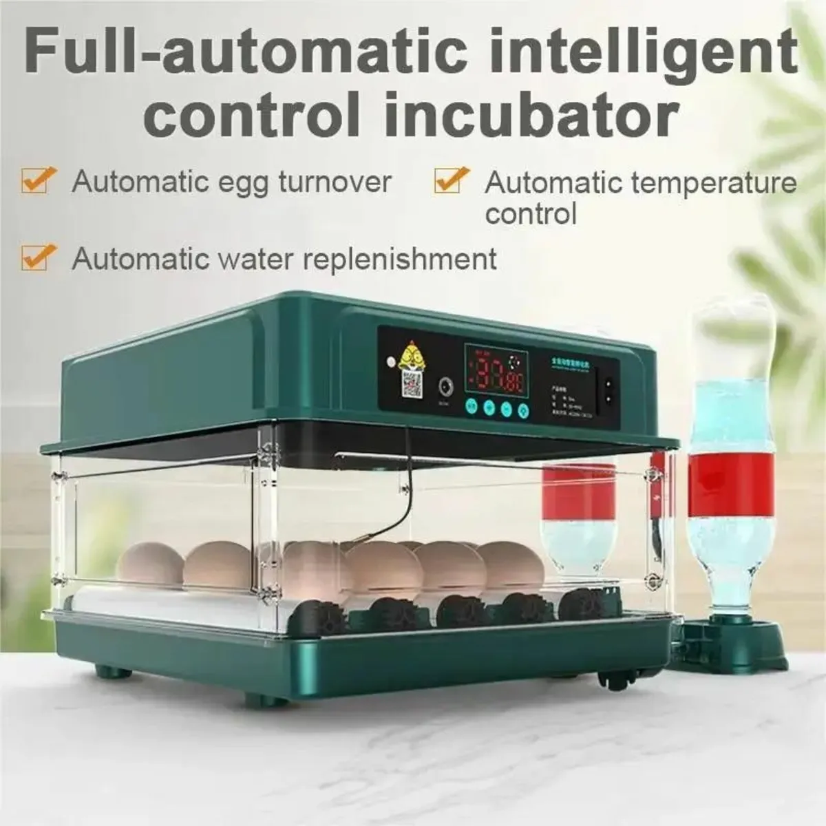 24 Egg Incubator with Auto Temp & Water Refill - Image 4