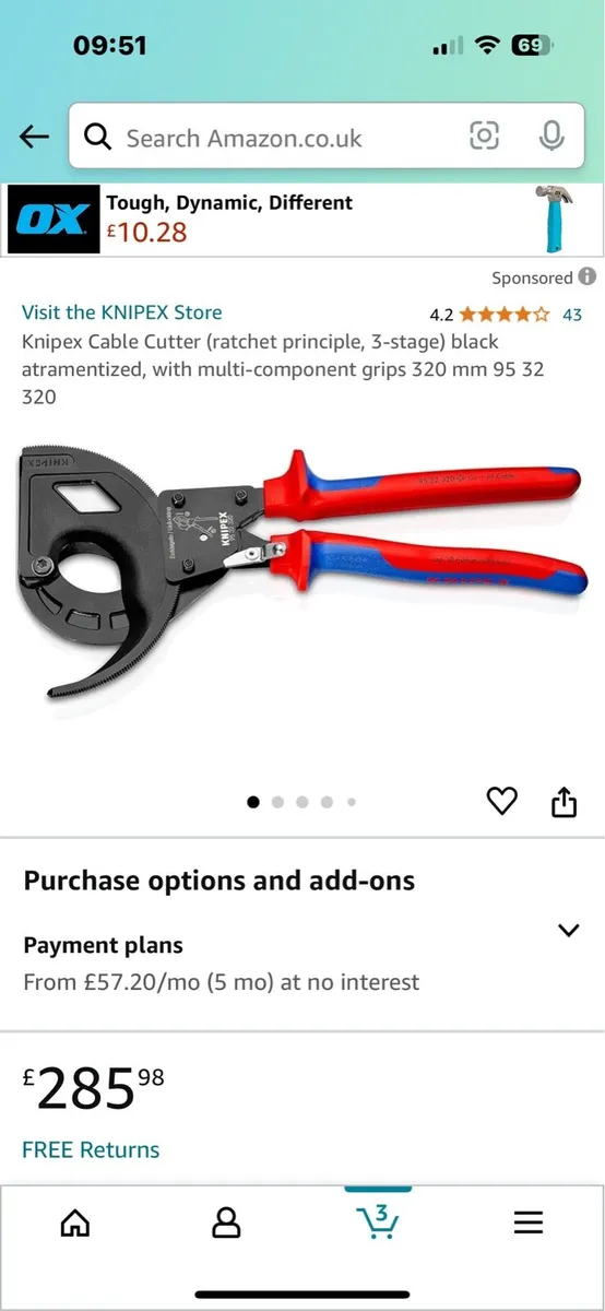Knipex cutters - Image 1