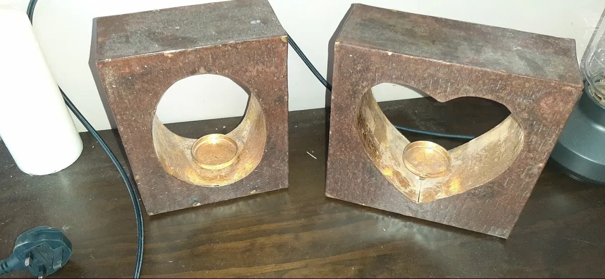 Mindy brown genesis candle holders - Image 1