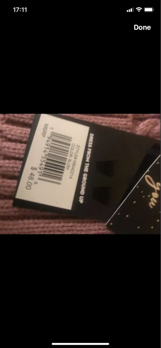 New Nine West Scarf & Beanie Set - Image 4