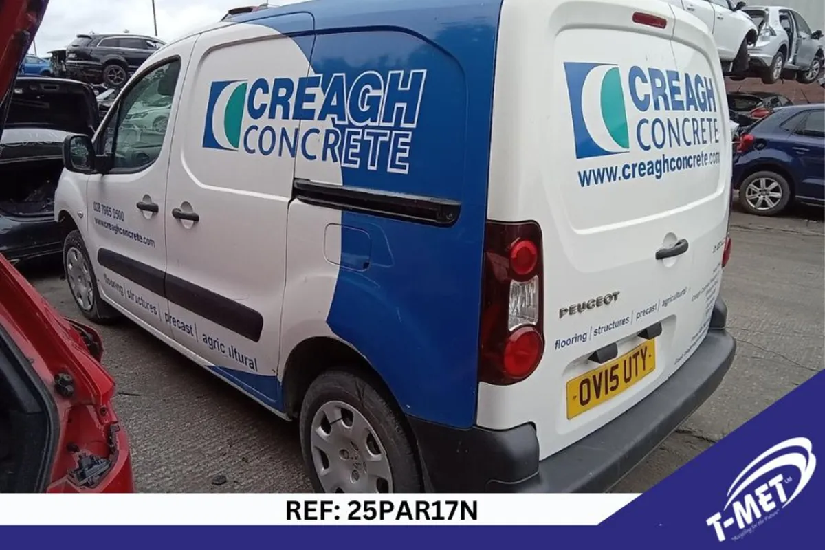 2015 PEUGEOT PARTNER BREAKING FOR PARTS - Image 2