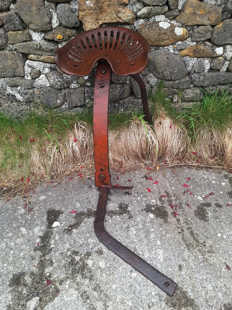 Seat from Horse drawn mowbar