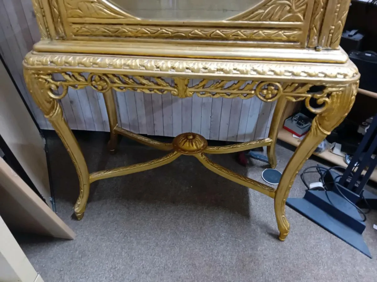 Gilt Baroque Style Cabinet - Image 2
