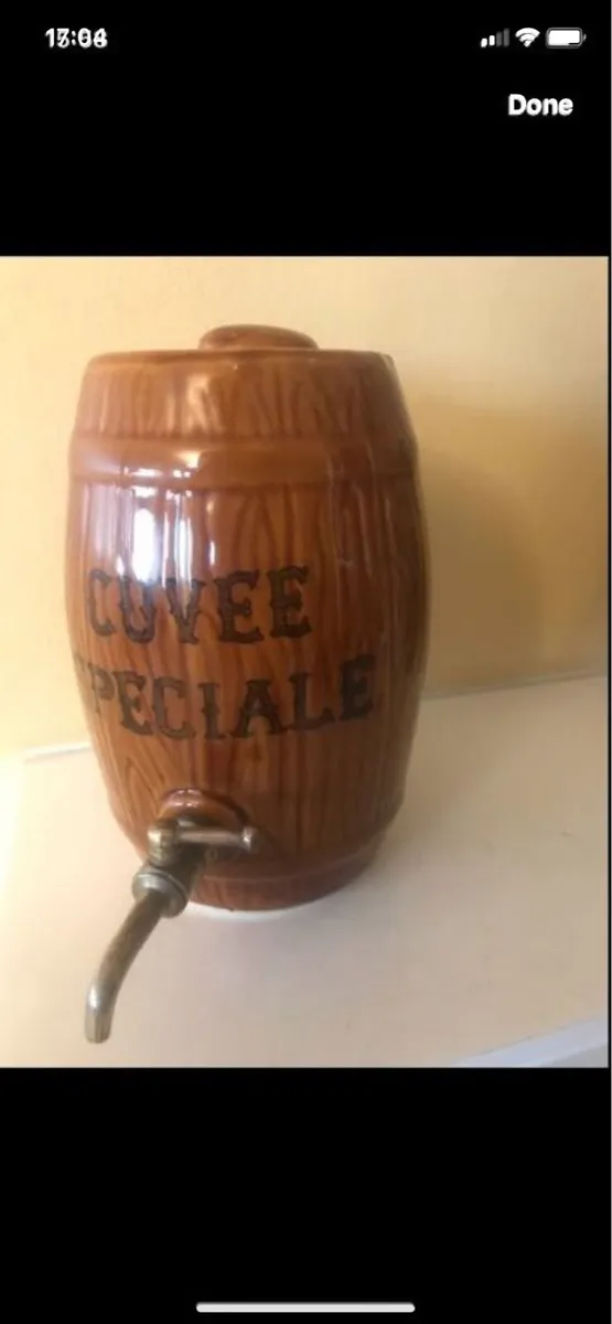 Ceramics Drinks Barrel - Image 1