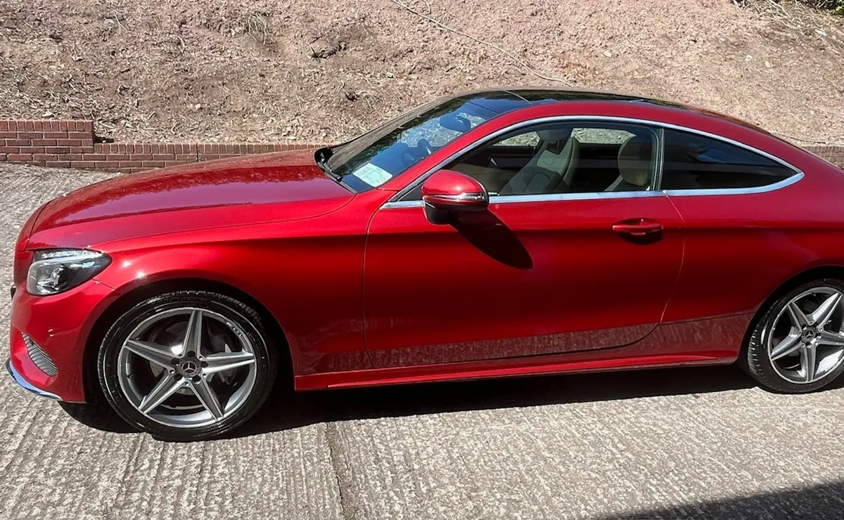 Mercedes coupe - Stunning red AMG Sports trim - Image 1