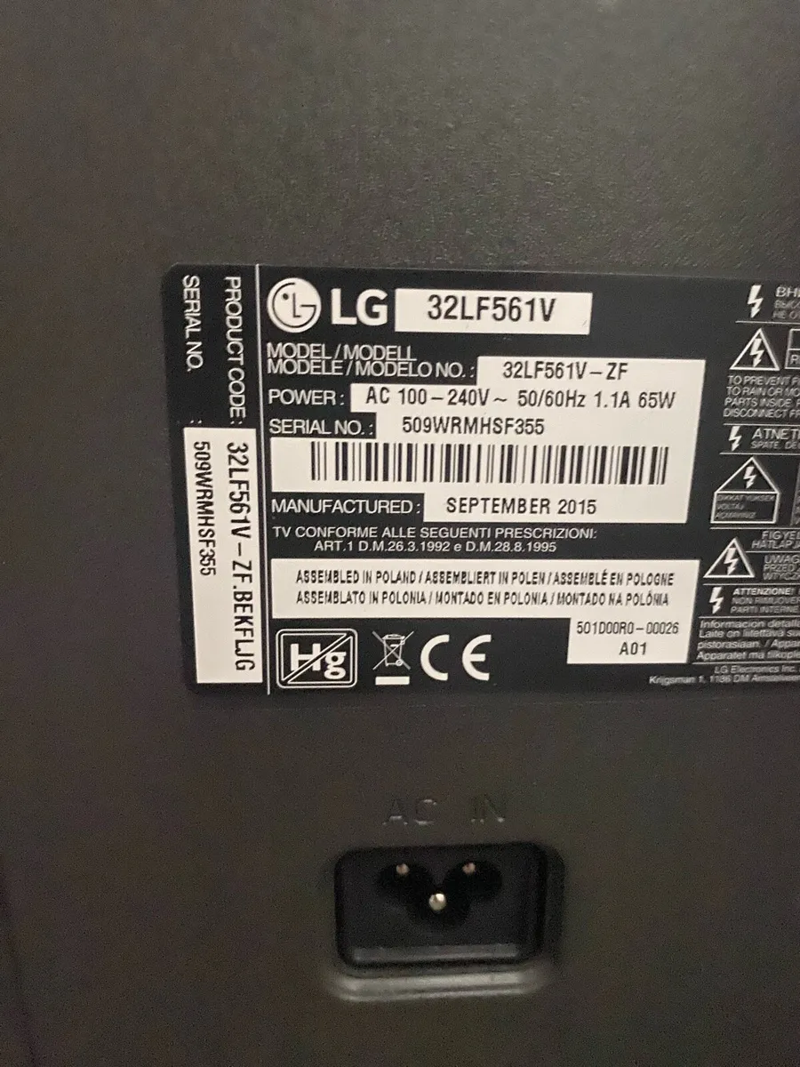 LG 32” HD TV - Image 2