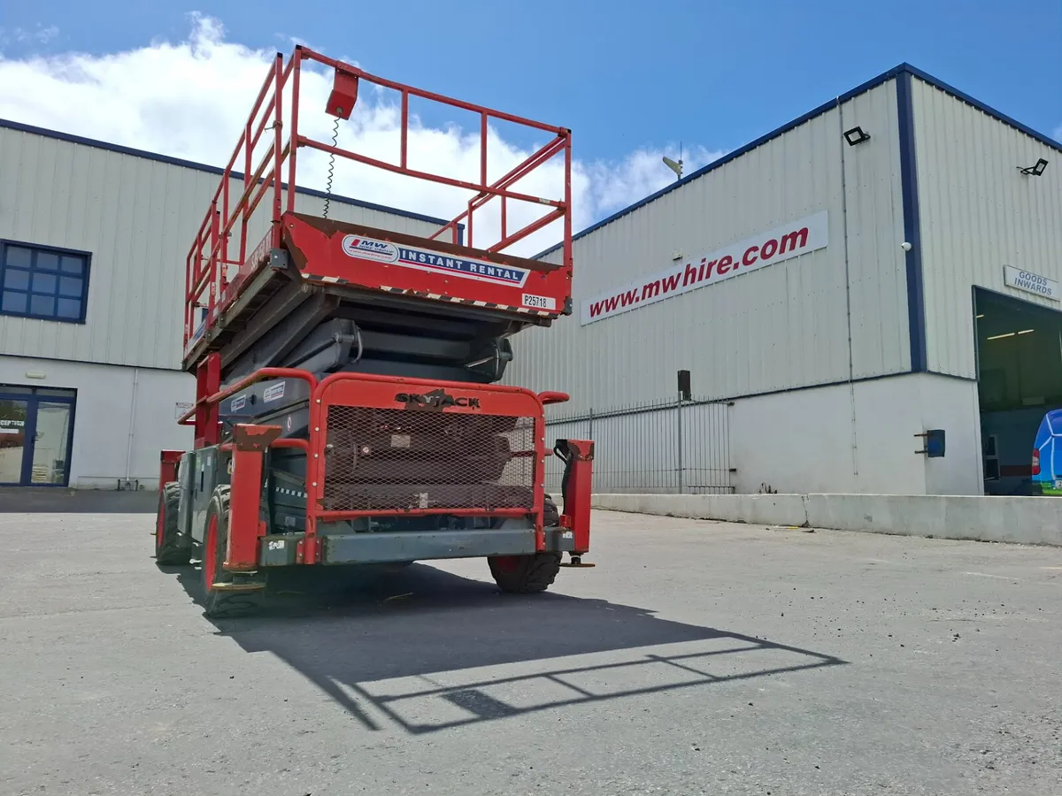 Skyjack SJ9250RT Rough Terrain Scissor Lift - Image 1