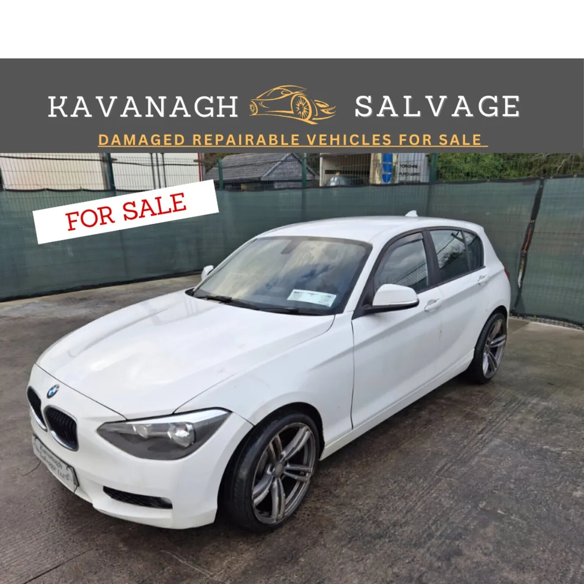2012 BMW 1 Series 2.0 Diesel. Light Damage - Image 1