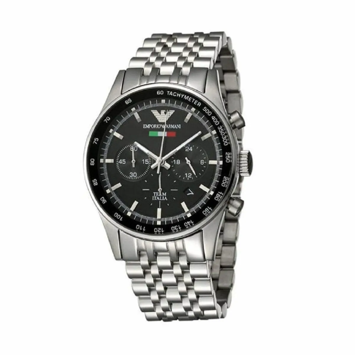 ARMANI WATCH BLACK DIAL - FREE DELIVERY
