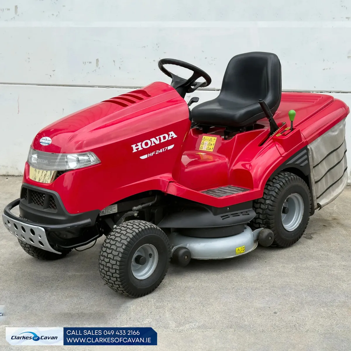 2017 Honda HF2417 ride-on lawnmower - Image 1