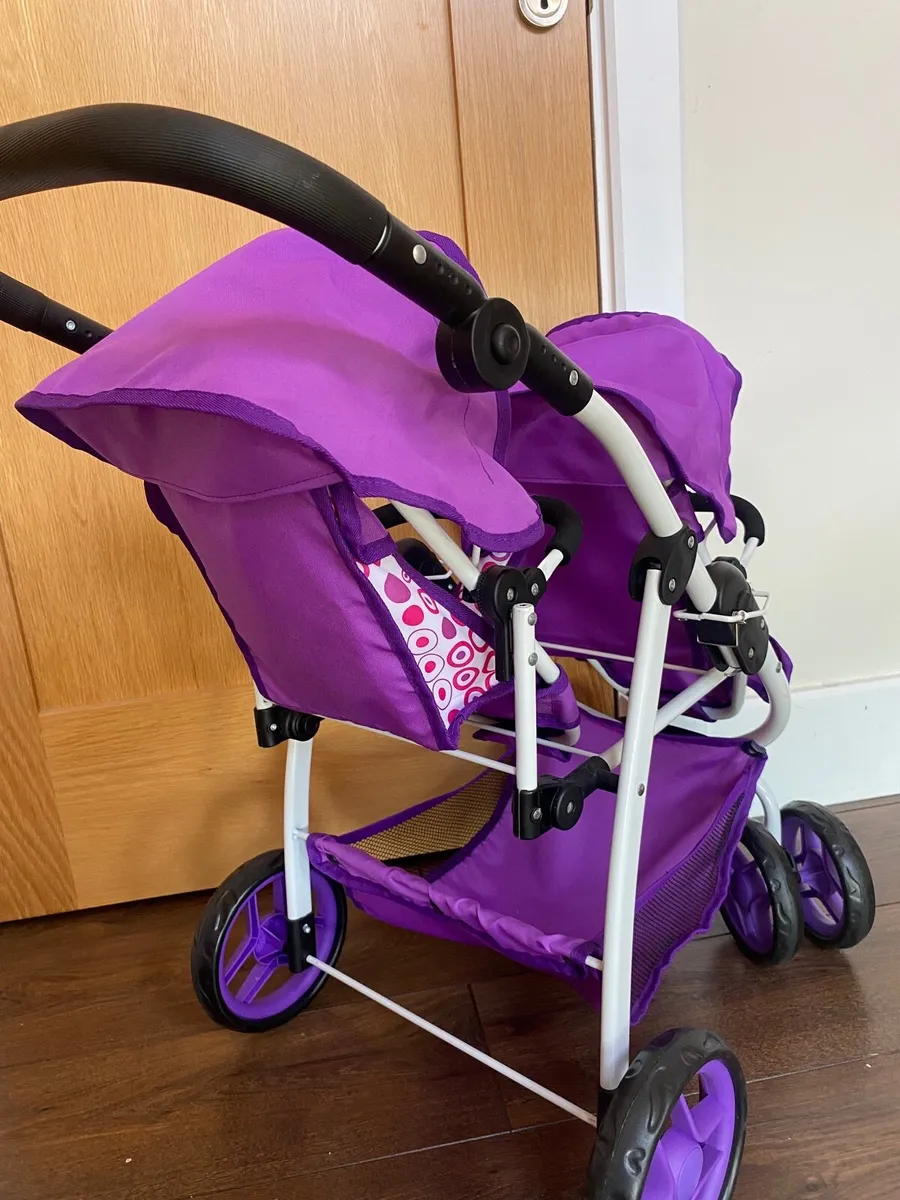 Dimple Dolls twin buggy - Image 2