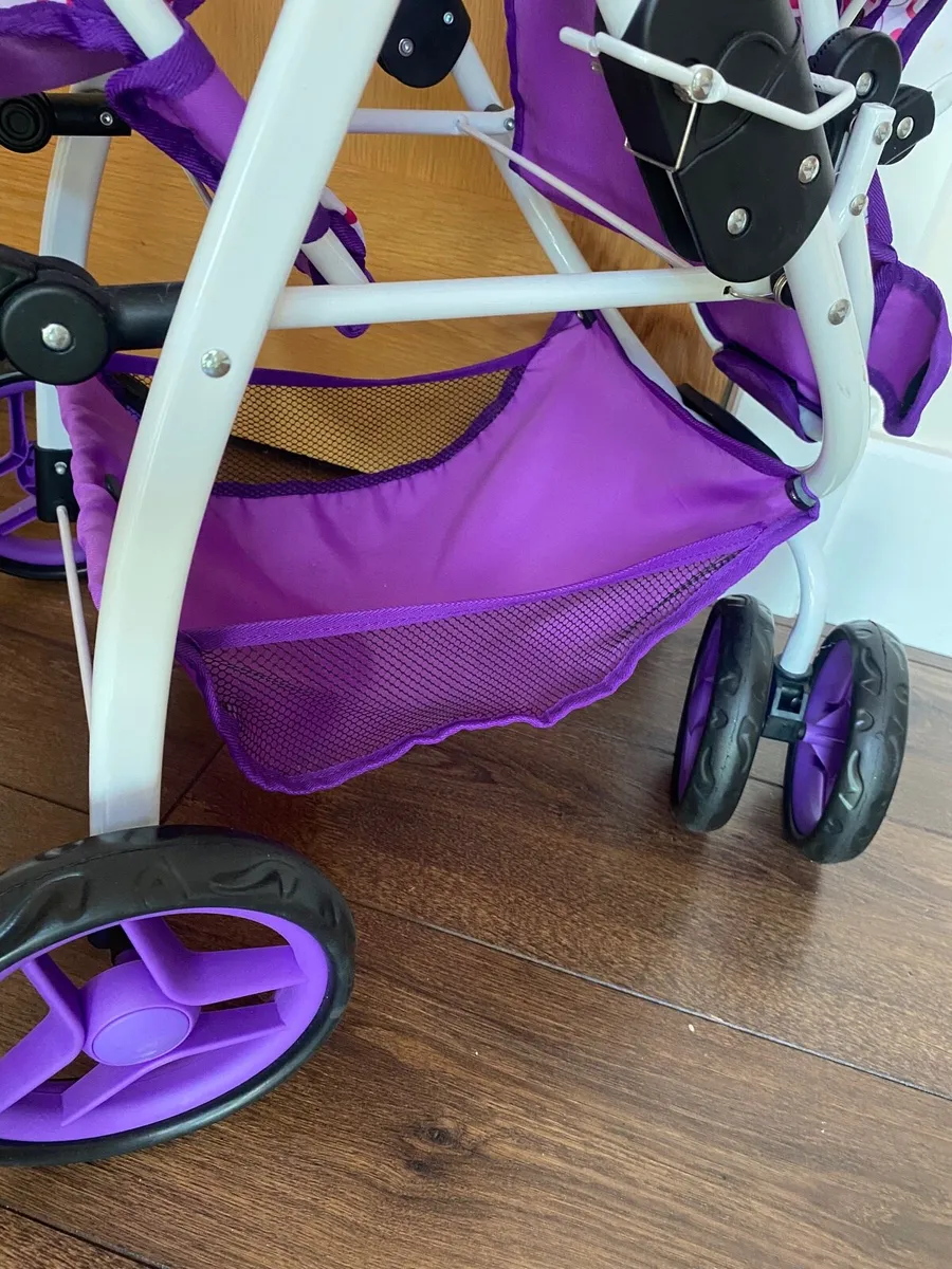 Dimple Dolls twin buggy - Image 3