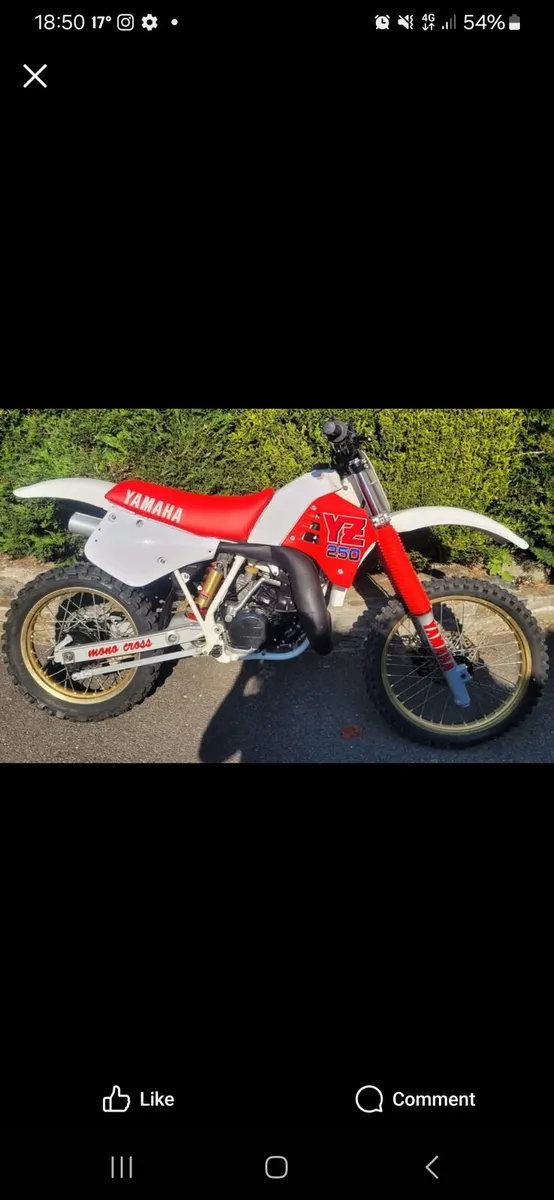 1986 Yamaha YZ 250 for Sale - Image 1