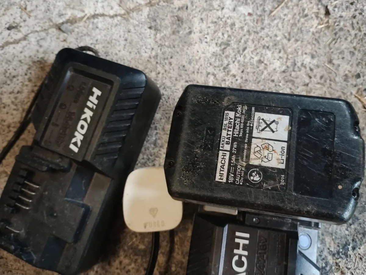 ...2 Hitachi Battery chargers - Image 2