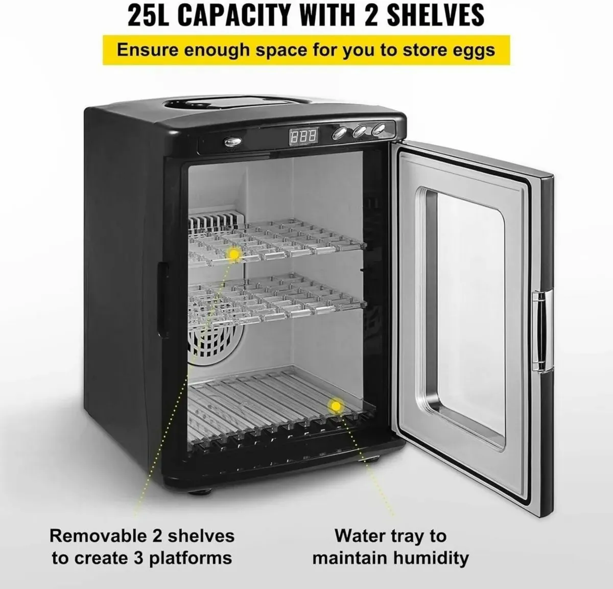 25L Reptile Egg Incubator with Digital Temperature - Image 4
