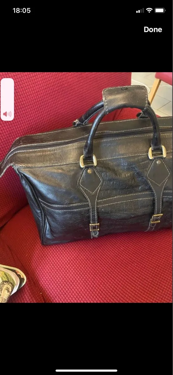 Large Leather Hold All - Image 2