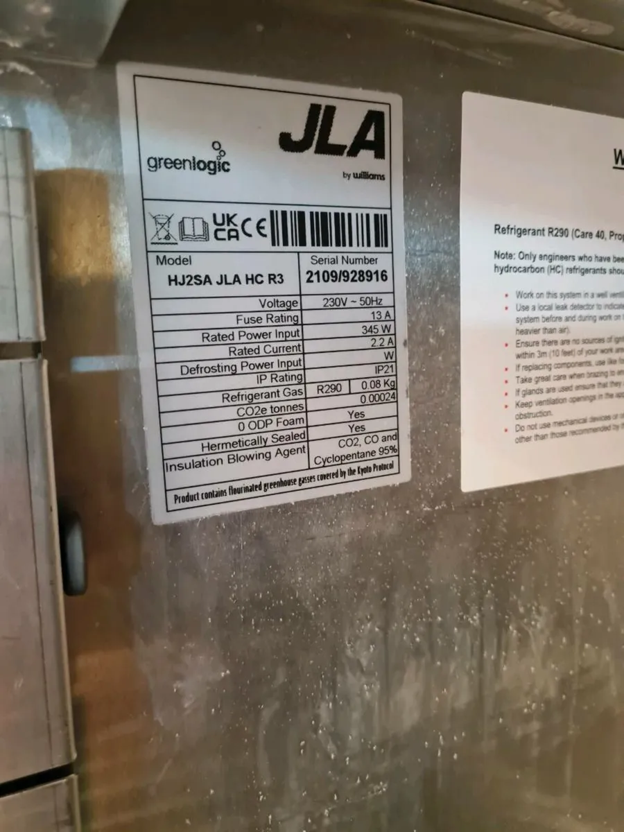 Williams Double Door Fridge 2023 - Image 2