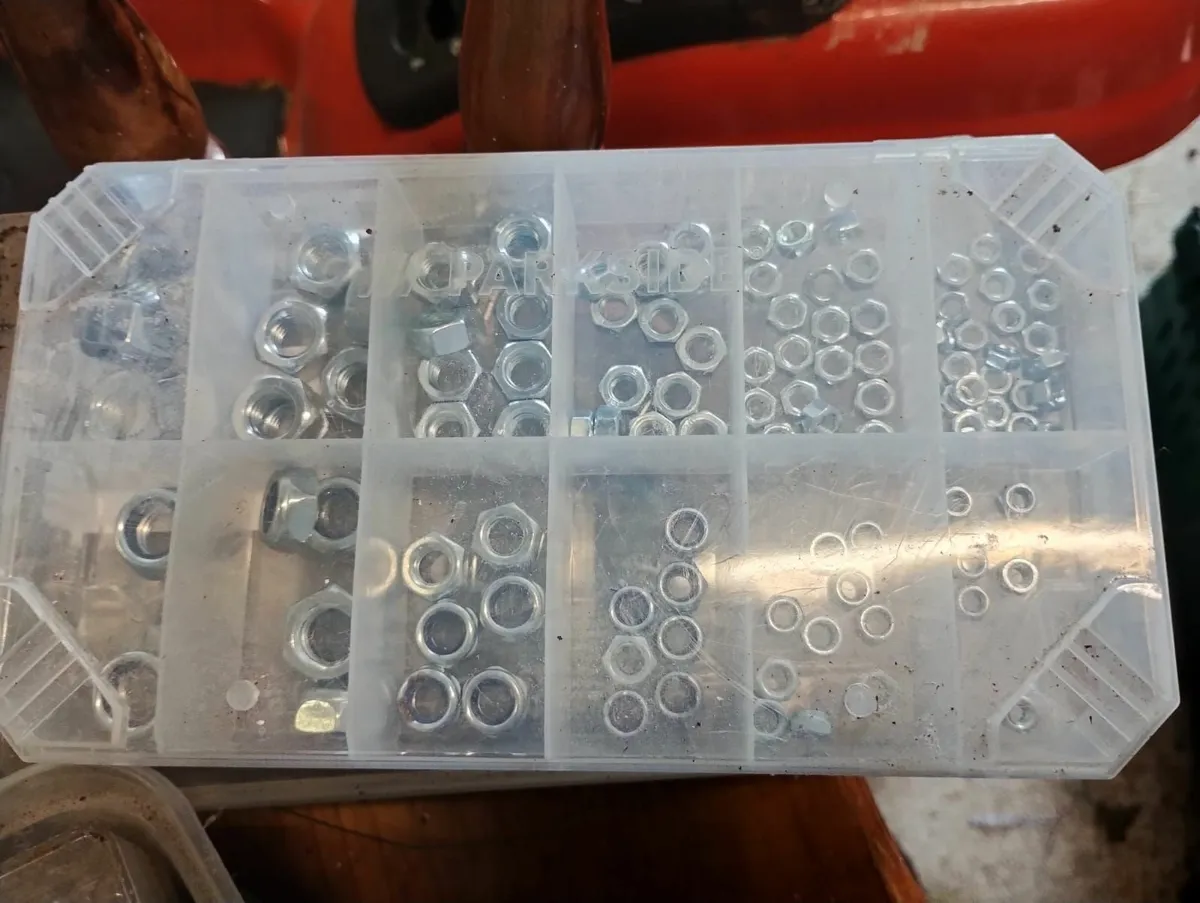 Plastic box nuts