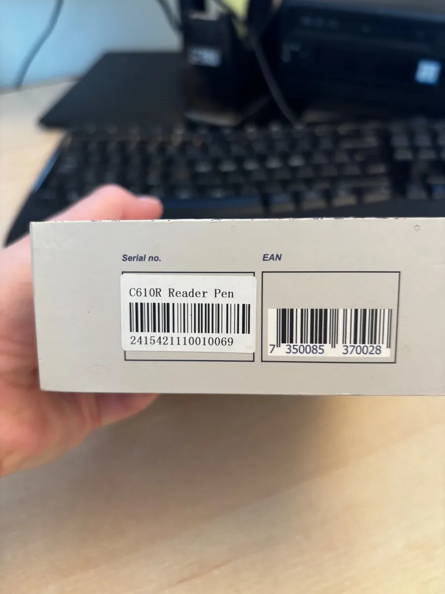 C pen reader used in box - Image 2