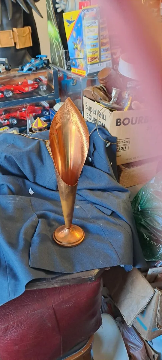 Vintage Richard Mead Copper Vase - Image 1