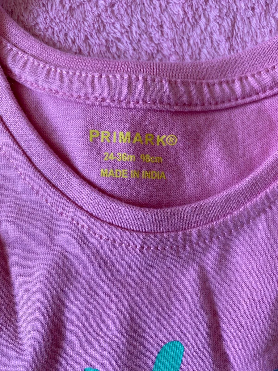Primark Pink Pineapple Tank Top - Image 3