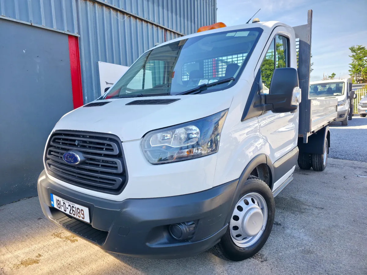 2018 Ford Transit Tipper ** DOE 05-26 TAX 08-25 ** - Image 1