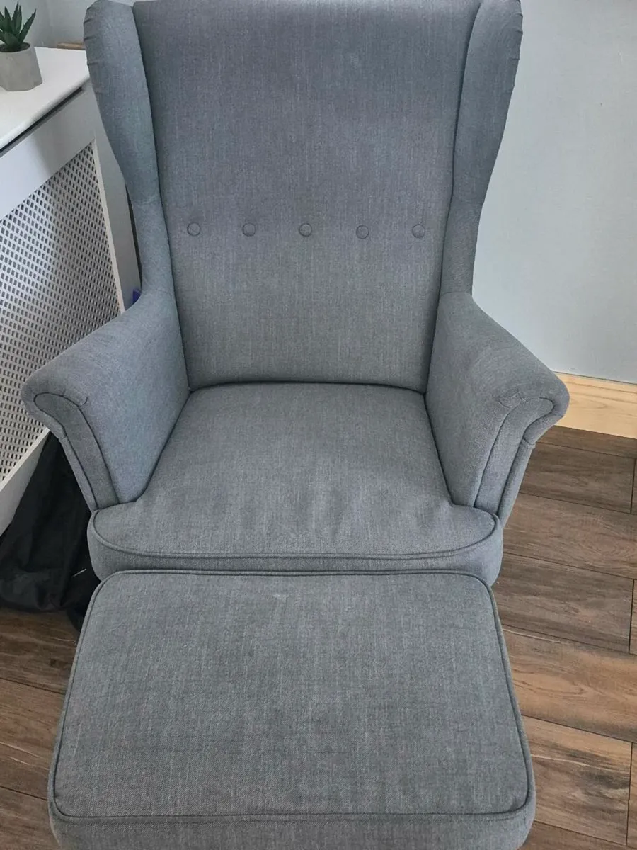 Armchair and Footstool - Image 2