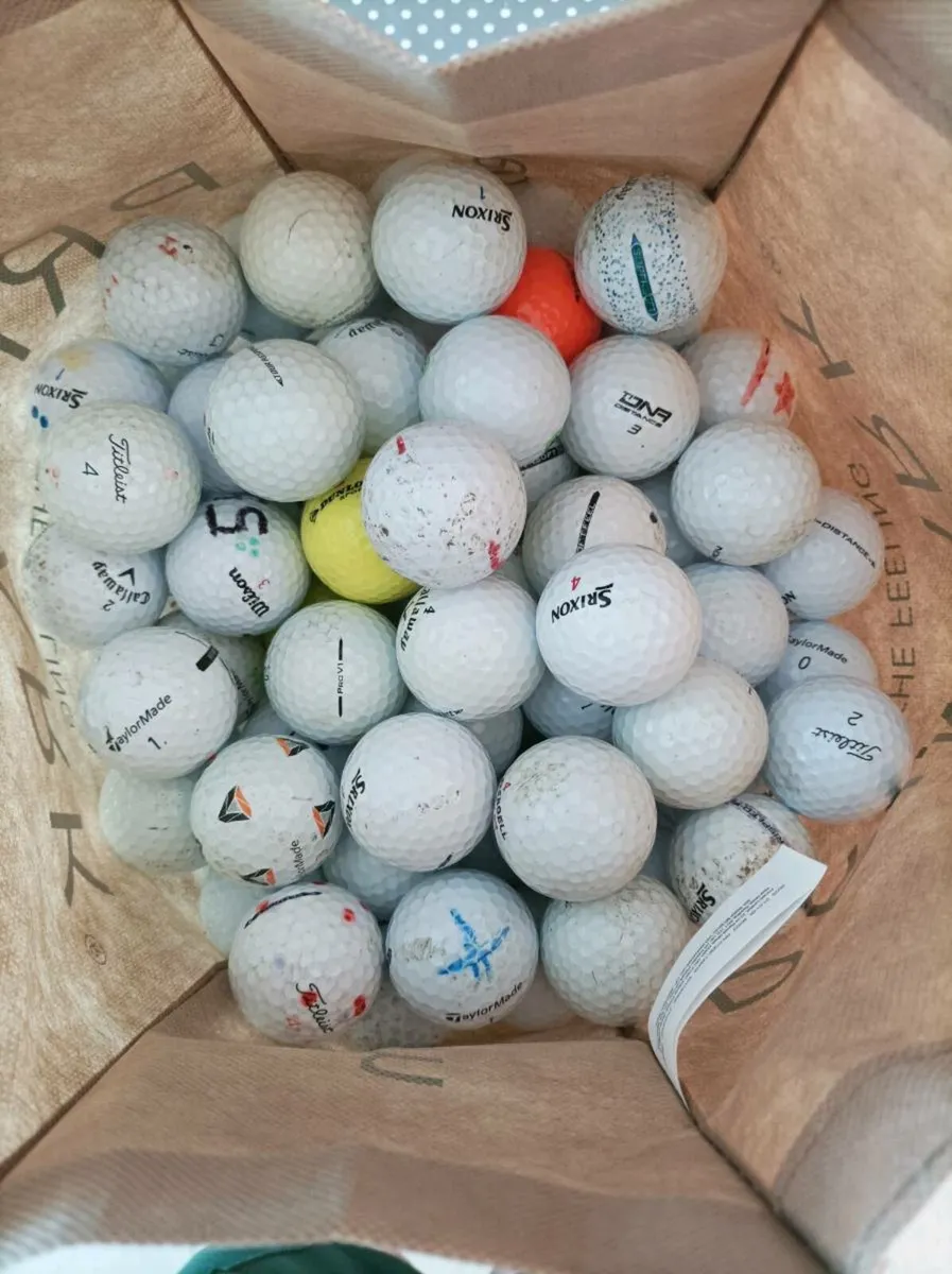 Over 150 used golf balls - Image 1