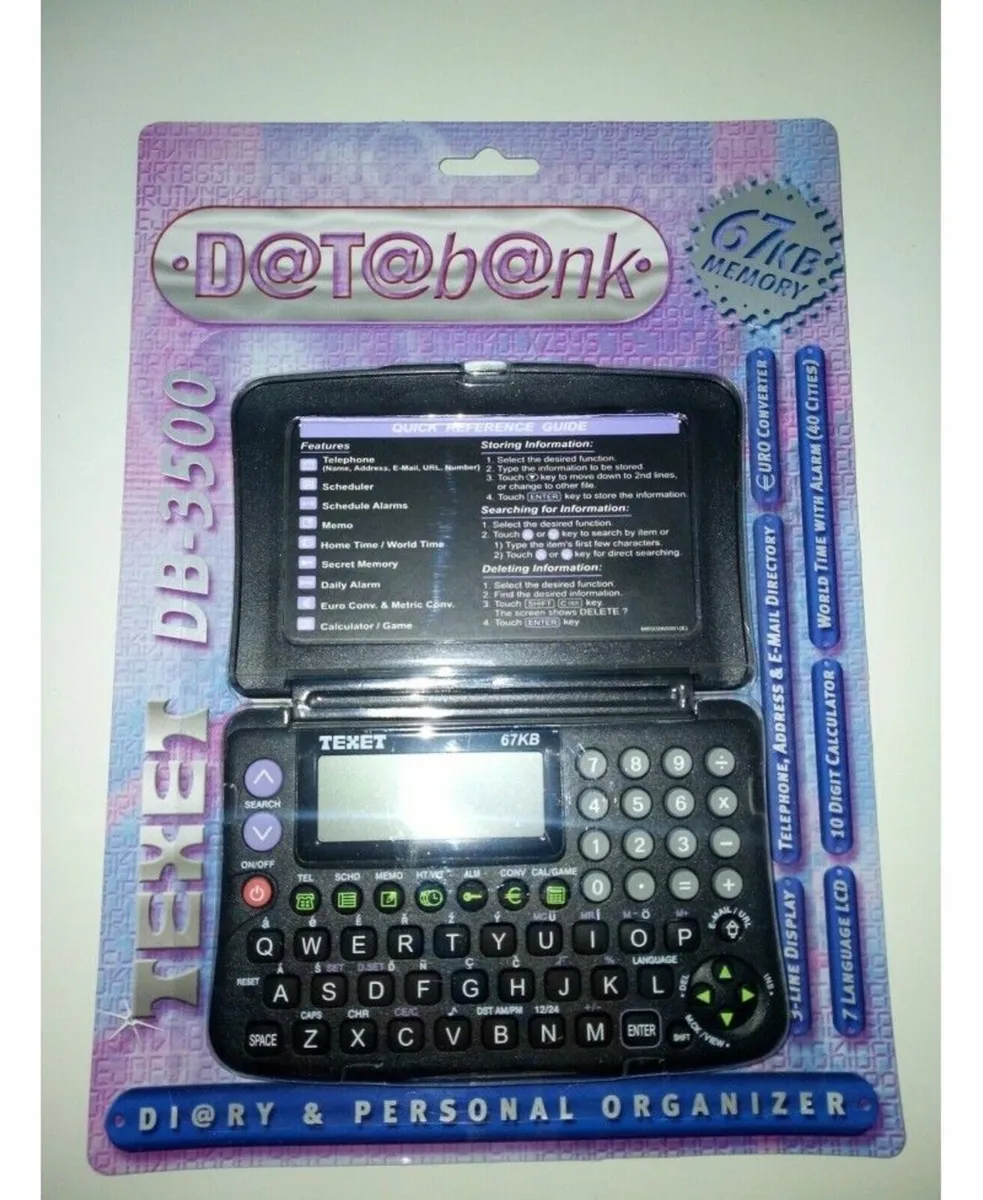 TEXET DB-3500 DATABANK - NEW - RARE FREE DELIVERY