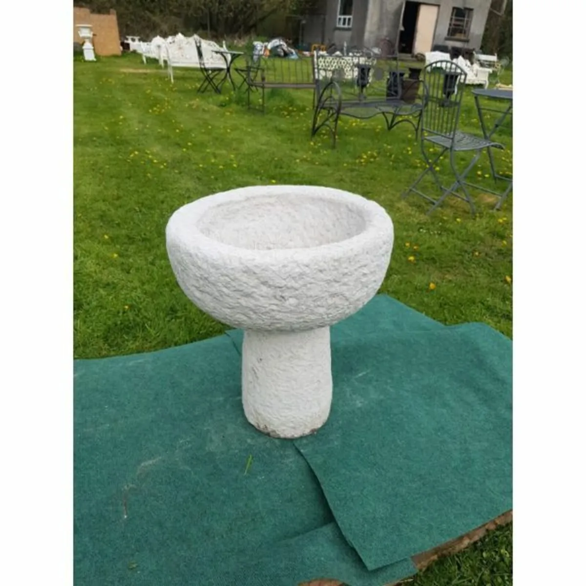 Bird bath – Cut Stone – BB045