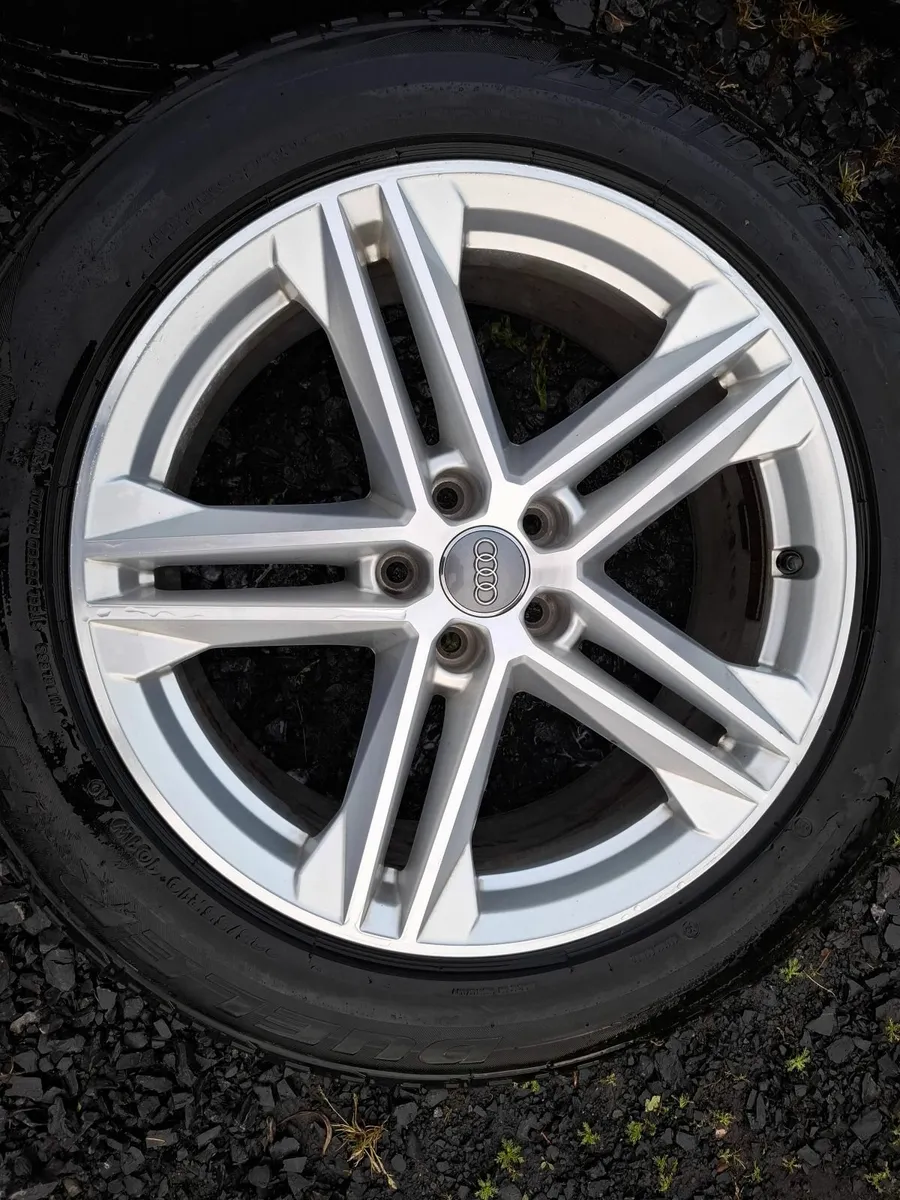 19" Genuine Audi Q5 S Line Alloys with tyres - Image 1