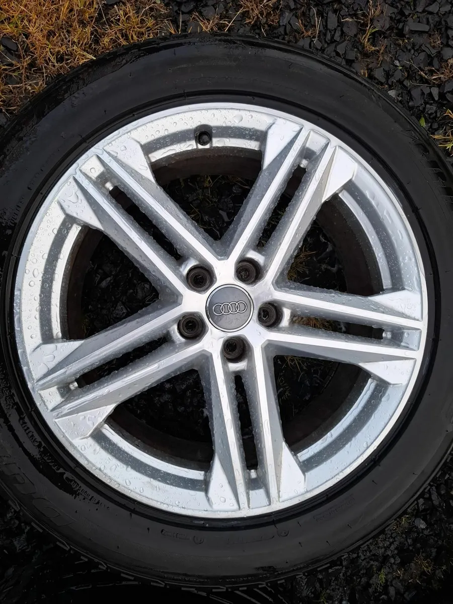 19" Genuine Audi Q5 S Line Alloys with tyres - Image 3