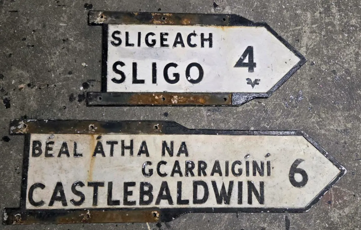 2 old road signs FOR SALE - Image 2