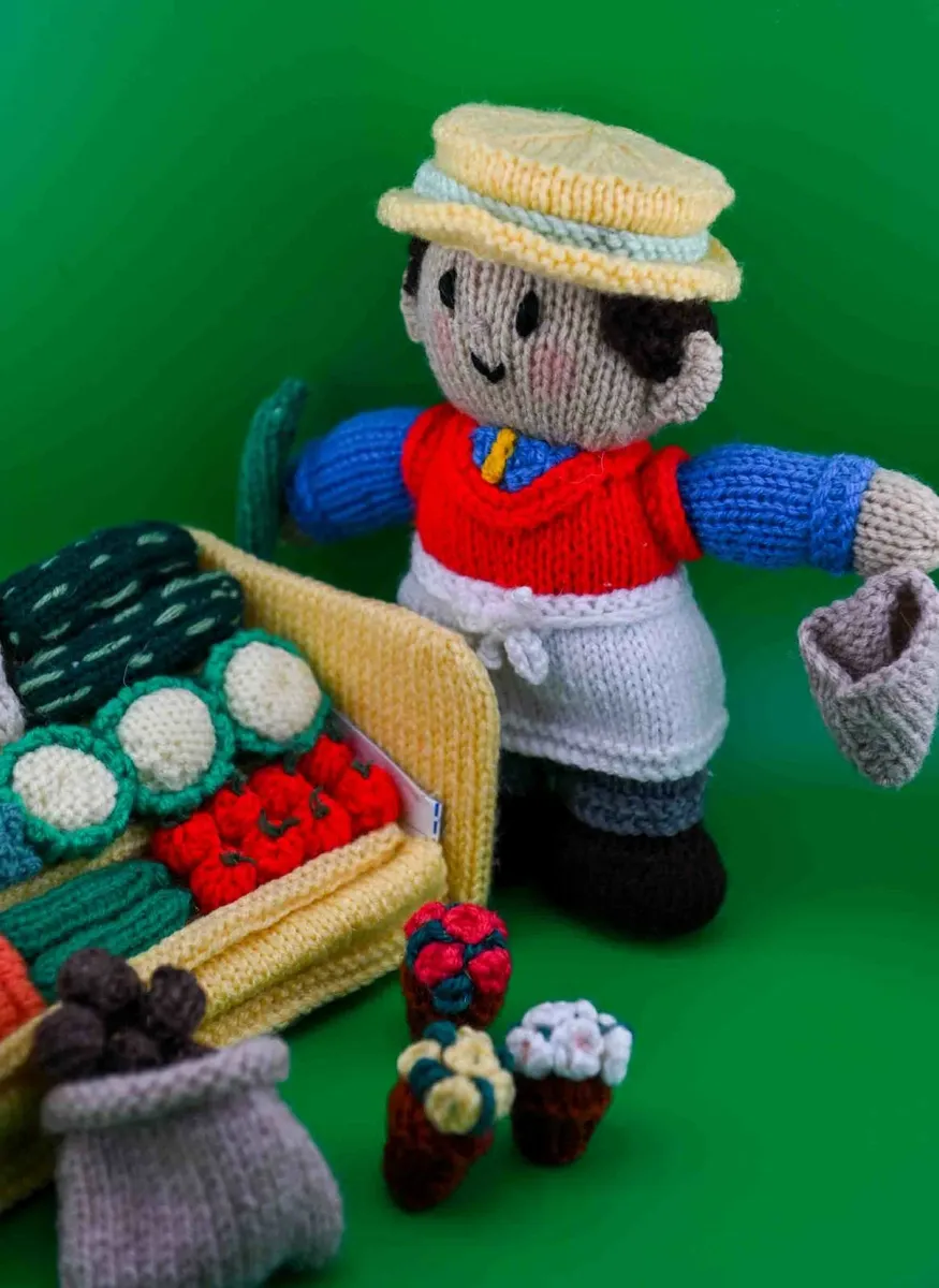 Knitted Vegetable Man - Image 1
