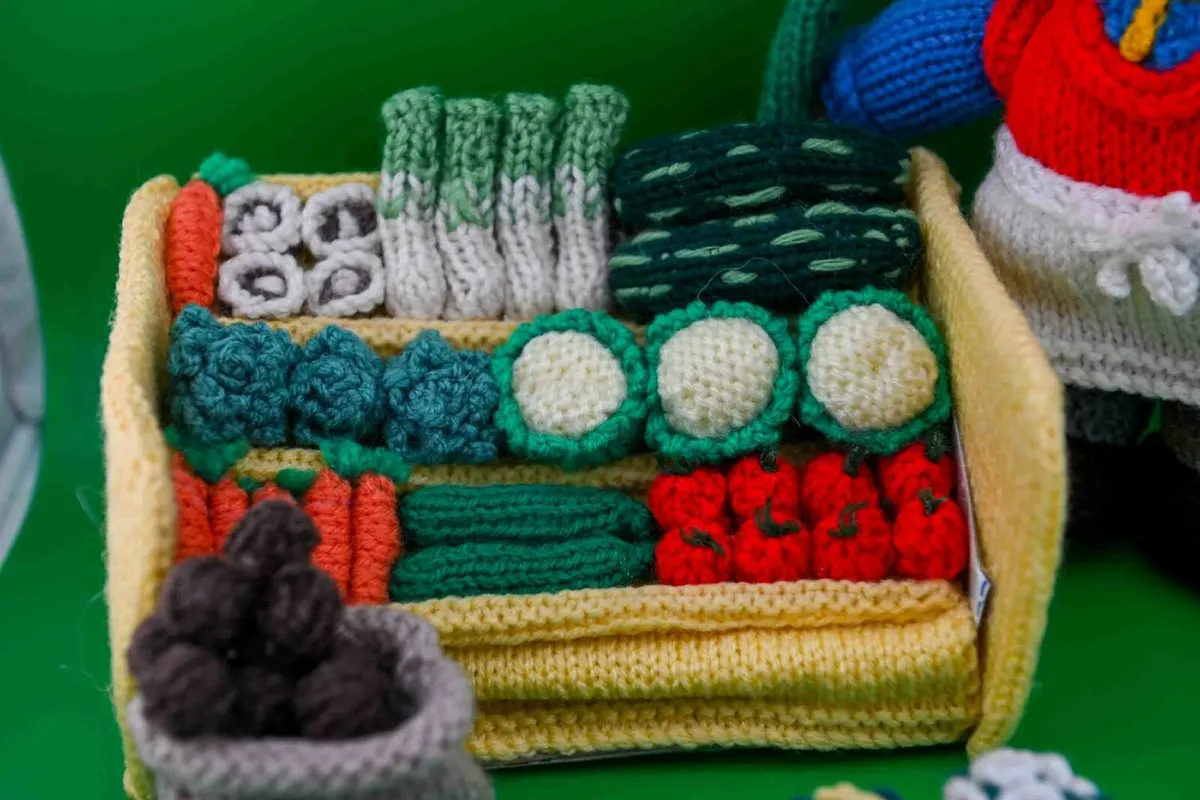 Knitted Vegetable Man - Image 3