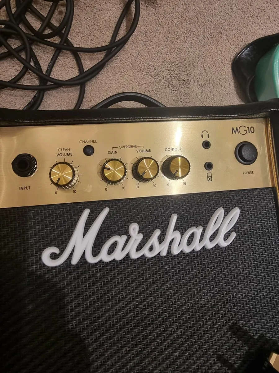 Guitar with Marshal amplifier - Image 3