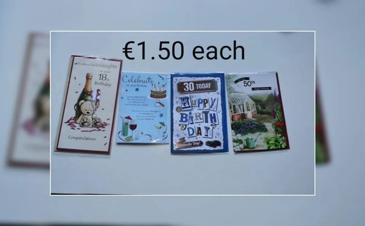 job lot Greeting Cards for all occasions - Image 1
