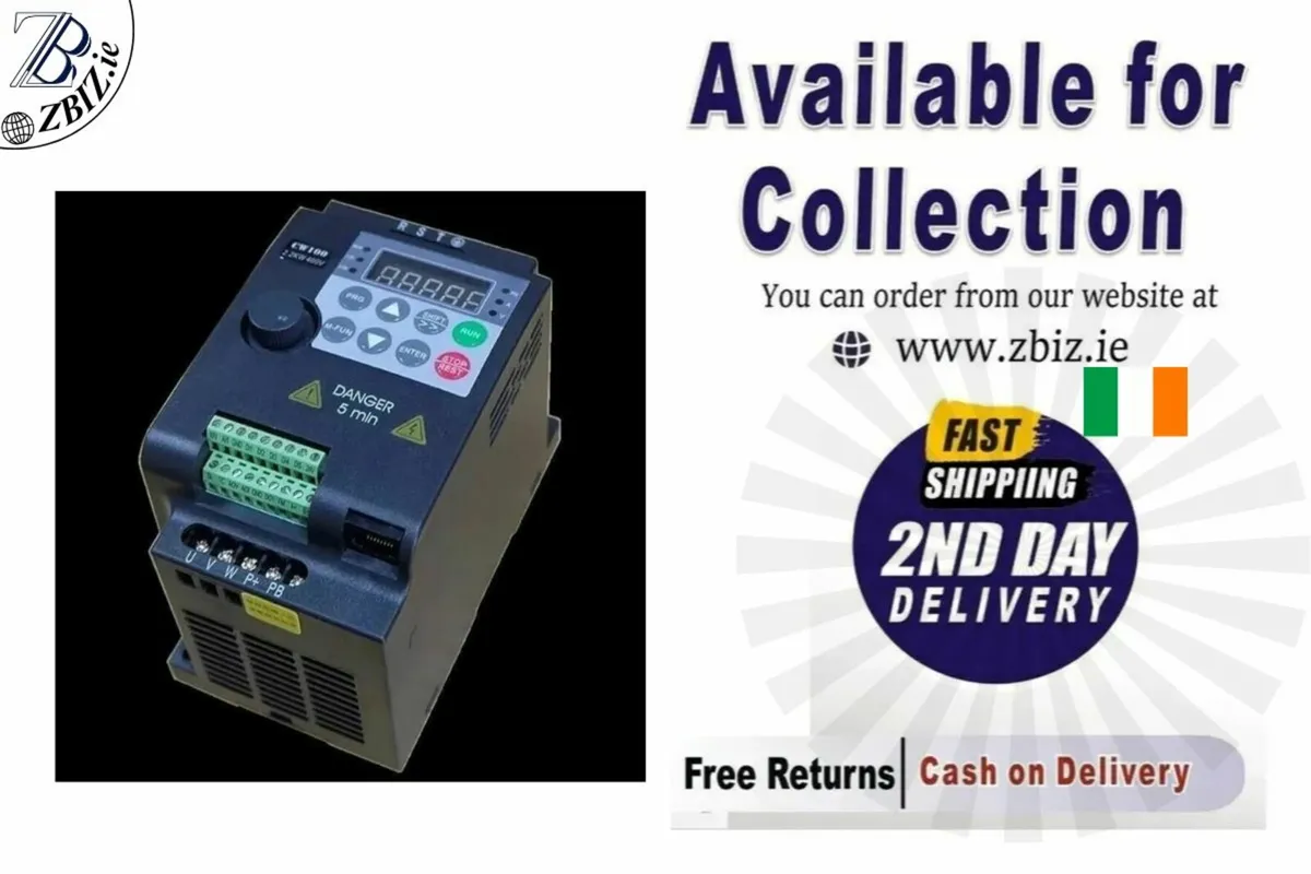 Inverter 0.75 VFD Drive 1PH 220V to 3PH 380V - Image 1
