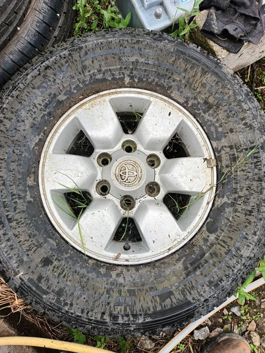 Trailer spare wheels and hilux tyres - Image 2