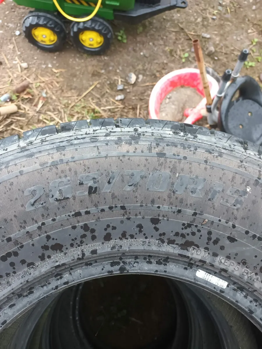 Trailer spare wheels and hilux tyres - Image 3