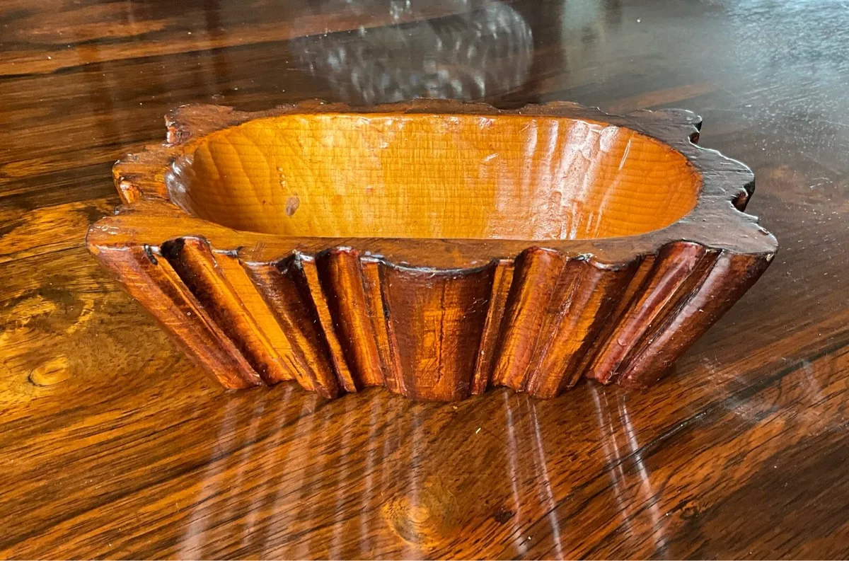 Carved Wooden Box/Dish - Image 3