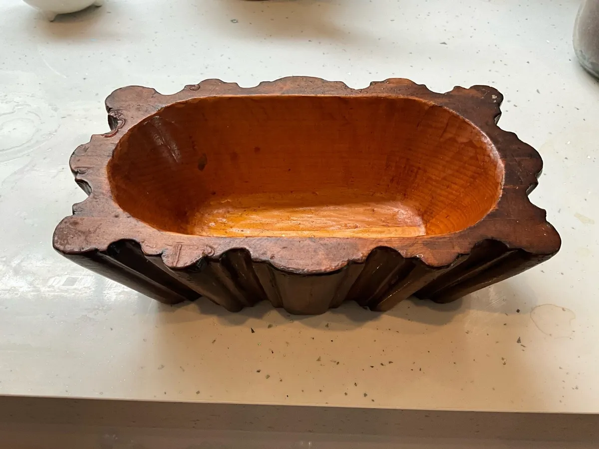 Carved Wooden Box/Dish - Image 4