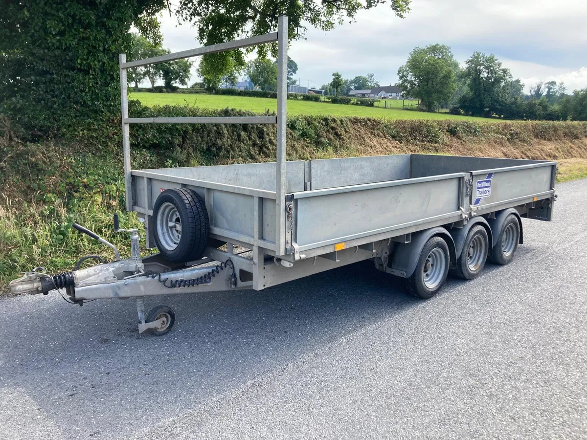 2022 Ifor Williams LM146 Tri Dropside Trailer - Image 1